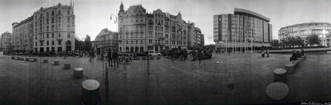 Pinhole Camera - Prague - Milos Forman square