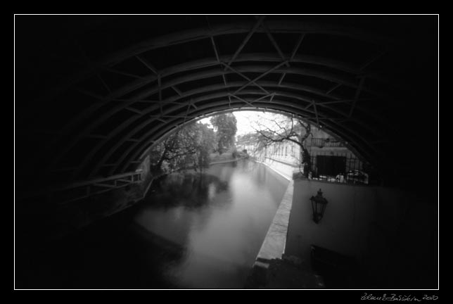 PinholeDay 2010 - Charles Bridge and ertovka, Prague