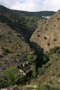 Andalucia - Alpujarras - Rio Trevélez valley with a ruin of an old mill