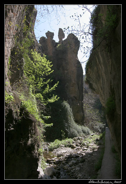 Andalucia - Cahorros gorge at Monachil