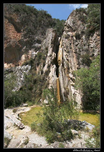 Andalucia - Sierra de Almijara - Cascada de los rboles Petrificados