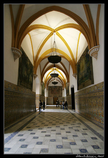 Sevilla - halls of Charles V.