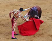 Sevilla - corrida de toros - <i>faena</i> of Jose Ma. Manzanares