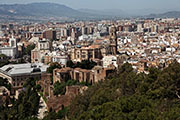 Malaga - Alcazaba, Palacio de la Aduana, Catedral