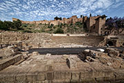 Malaga - Teatro Romano, Alcazaba