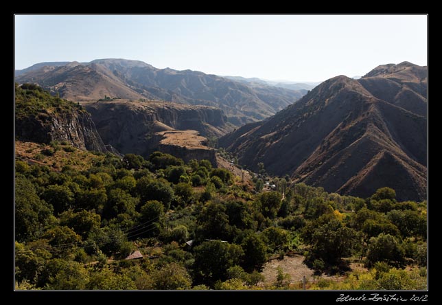 Armenia - Garni - Garni gorge (as seen from the temple)