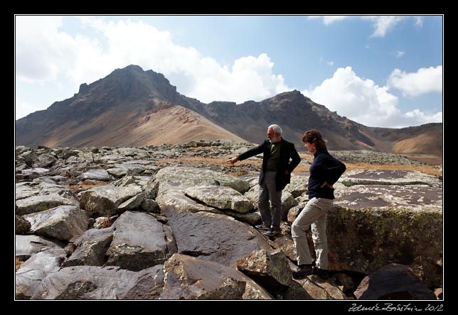 Armenia - Ughtasar - Sasun showing the petroglyphs