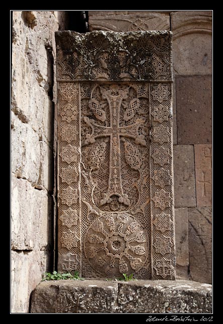 Armenia - Goshavank - khachkar made by Pavgos