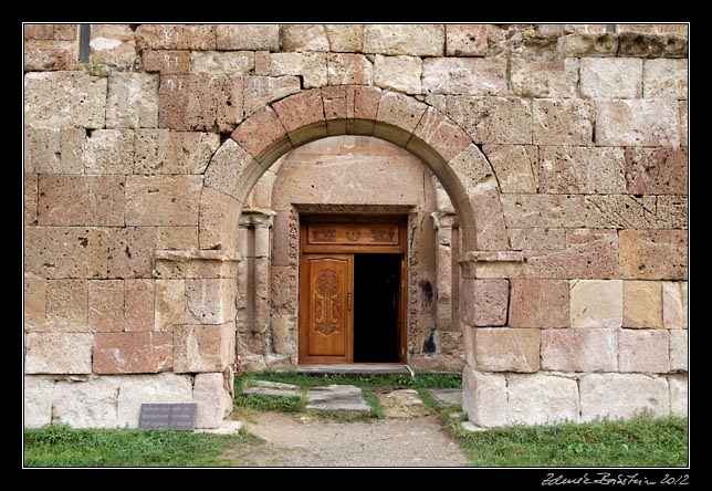 Armenia - Odzun - Odzun basilica entrance