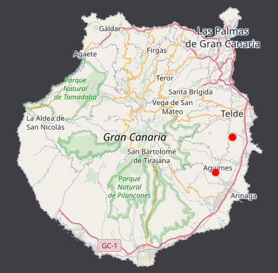 Gran Canaria - map