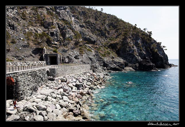 Bonassola - abandoned railroad to Levanto