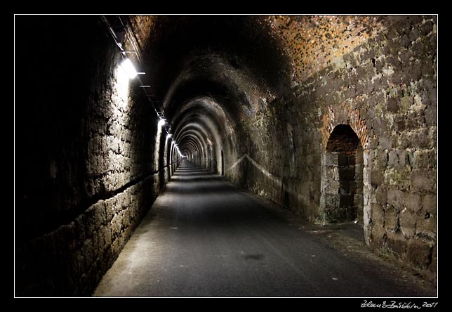 Bonassola - abandoned railroad tunnel to Framura