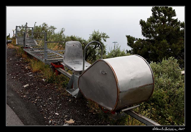 Cinque Terre - vineyard monorail