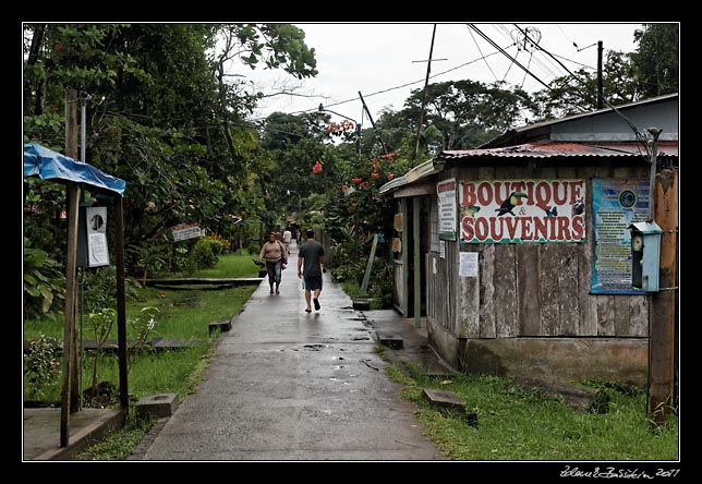 Costa Rica - Tortuguero - the main street