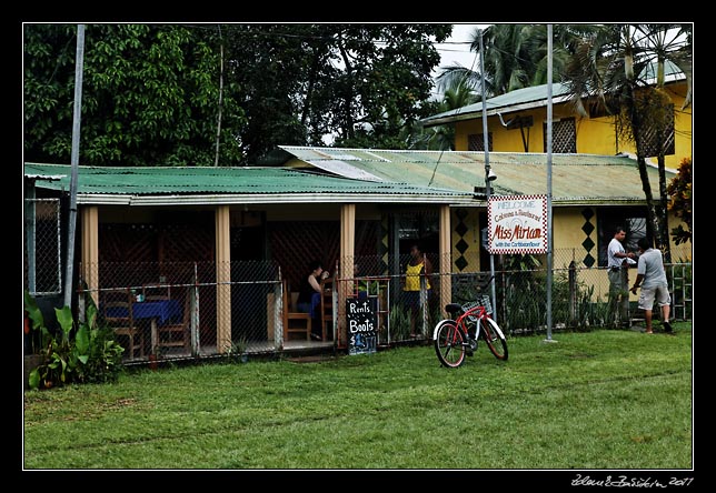 Costa Rica - Tortuguero - Miss Miriam`s restaurant