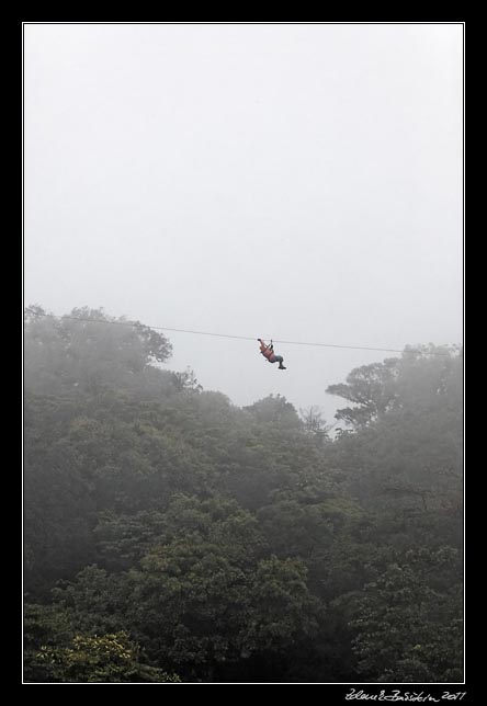 Costa Rica - Monteverde - zip lines (Selvatura Park)