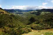 Costa Rica - Monteverde - looking back: Monteverde covered with clouds