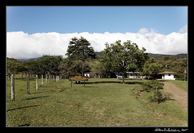 Costa Rica - Rincn de la Vieja - national park entrance