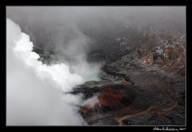 Costa Rica -  Poas - the crater