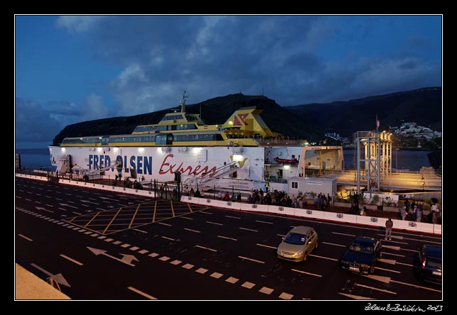 La Gomera - San Sebastian - the Olsen ferry