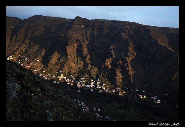 La Gomera - Valle Gran Rey - upper part of the valley