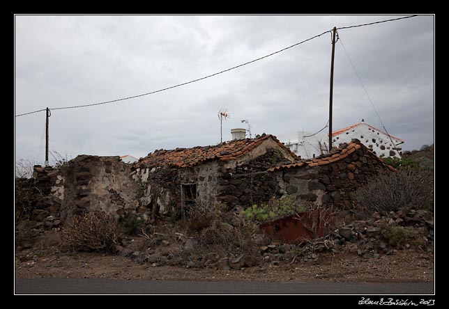 La Gomera - Barranco de Argaga - Casas de Gerian