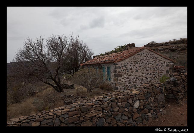 La Gomera - Barranco de Argaga - Casas de Gerian