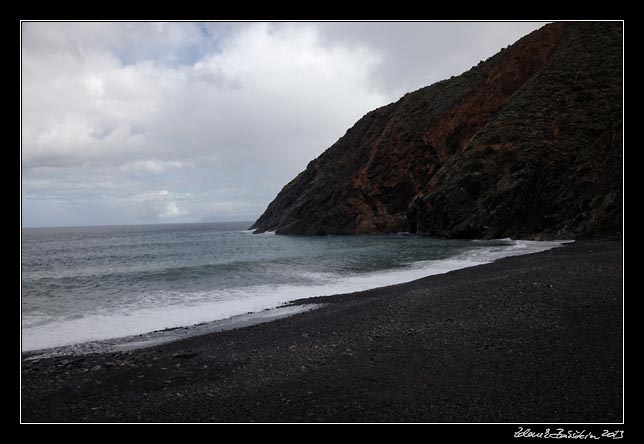 La Gomera - Vallehermoso - Playa de Vallehermoso