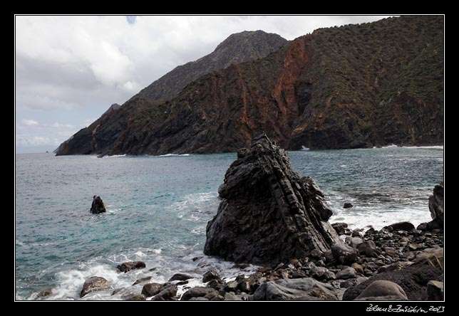 La Gomera - Vallehermoso - Playa de Vallehermoso