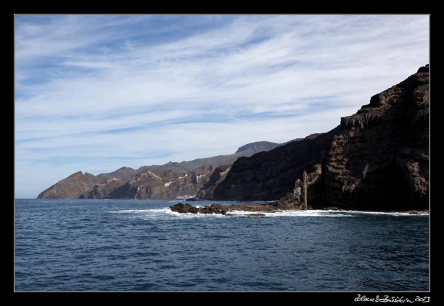 La Gomera - boat trip to Los Organos -