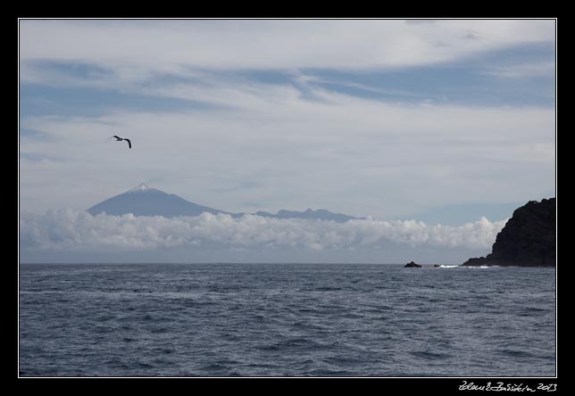 La Gomera - boat trip to Los Organos - Teide (Tenerife)