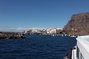 La Gomera - boat trip to Los Organos - Vueltas harbor