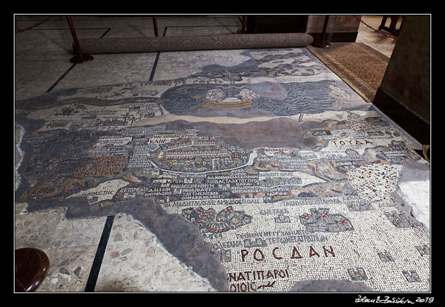 Madaba - St George`s Church - mosaic map