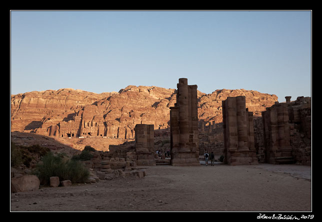 Petra - Temenos gate and Royal tombs