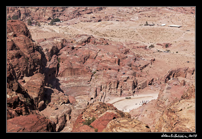 Petra - Theatre and the place of Petra city