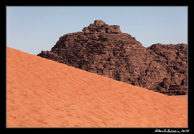 Wadi Rum - a sand dune