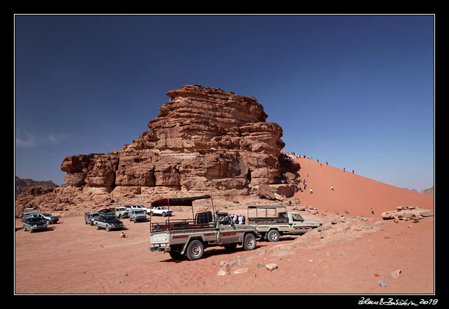 Wadi Rum - a sand dune