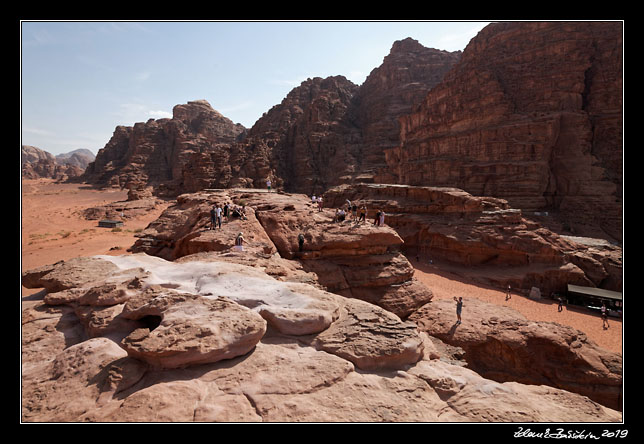 Wadi Rum - Little bridge in Khor al Ajram