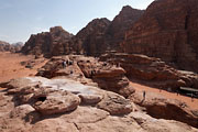 Wadi Rum - Little bridge in Khor al Ajram