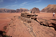 Wadi Rum - Little bridge in Khor al Ajram