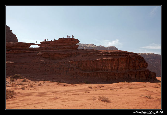 Wadi Rum - Little bridge in Khor al Ajram