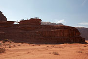 Wadi Rum - Little bridge in Khor al Ajram