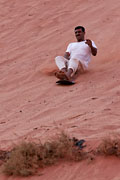 Wadi Rum - sandboarding