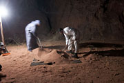 Wadi Rum - unearthing an evening meal