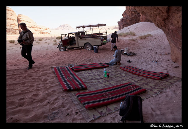 Wadi Rum - desert dining room