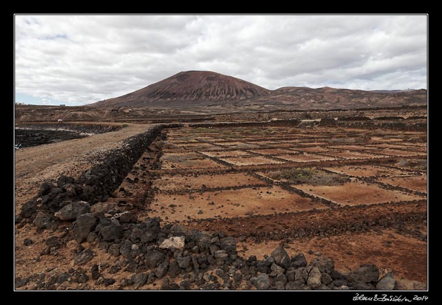 Lanzarote - an old saline at Los Cocoteros