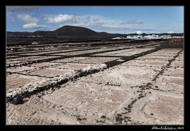 Lanzarote - a saline in Los Cocoteros