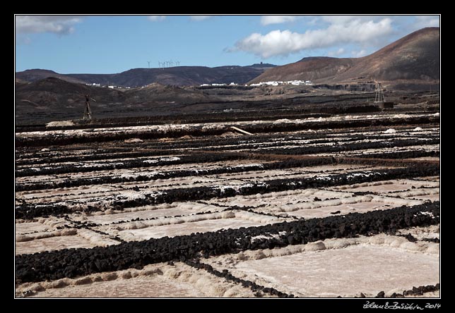 Lanzarote -  a saline in Los Cocoteros