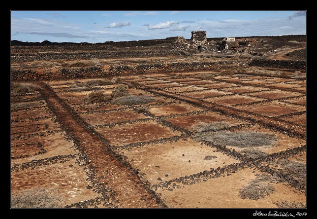 Lanzarote - an old saline at Los Cocoteros