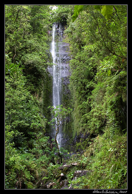 a waterfall in Folhadal